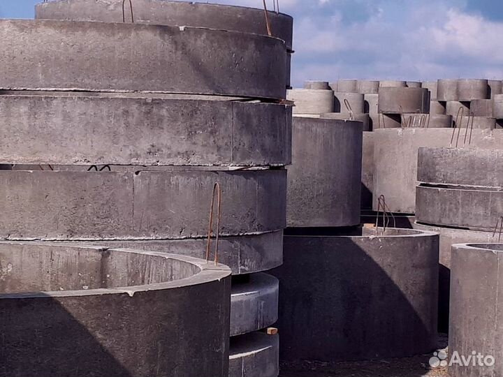 Кольца жби для бетонного септика и канализации