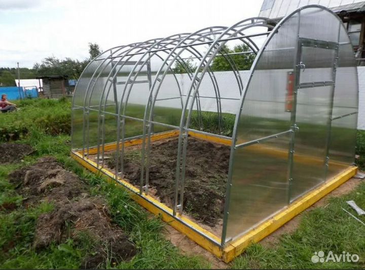 Теплица «Двойная дуга» 3х4