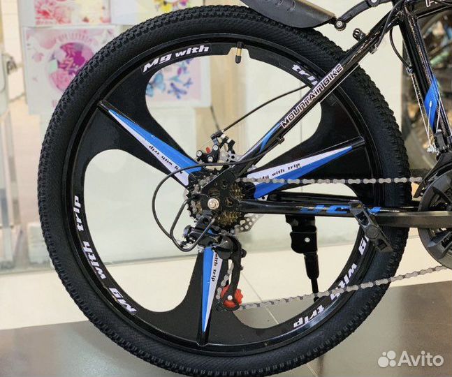 Велосипед на литых дисках