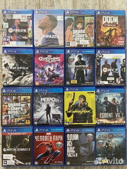 Игры для приставок ps4