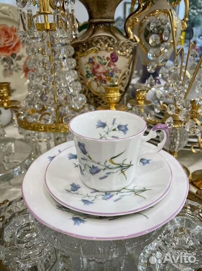 Чайное/кофейное трио Колокольчики. Elizabethan