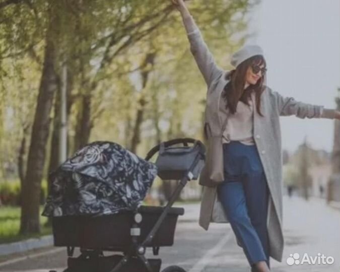 Коляска 3 в 1 для зимних прогулок