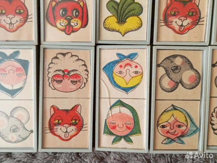 Домино детское СССР. Репка