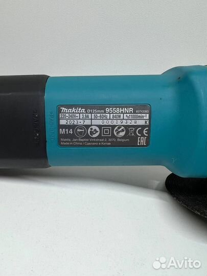 Болгарка makita 125 9558 HNR