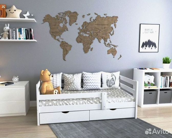 Детская кровать из массива березы