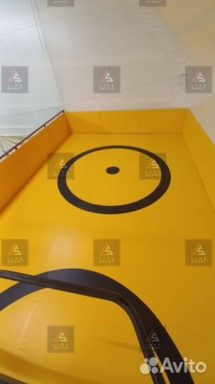 Борцовский ковер 12х12 двухцветный карманы