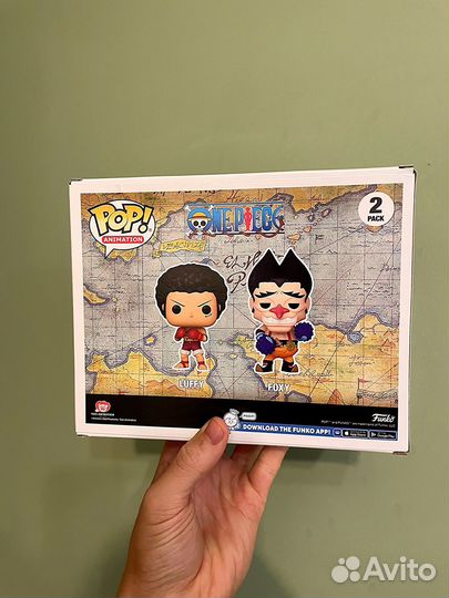 Фигурка Funko POP Luffy & Foxy w/Chase (Exc) 2PK