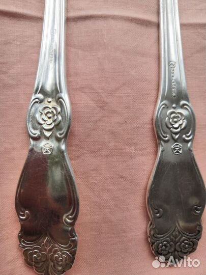 Набор столовых приборов мельхиор СССР