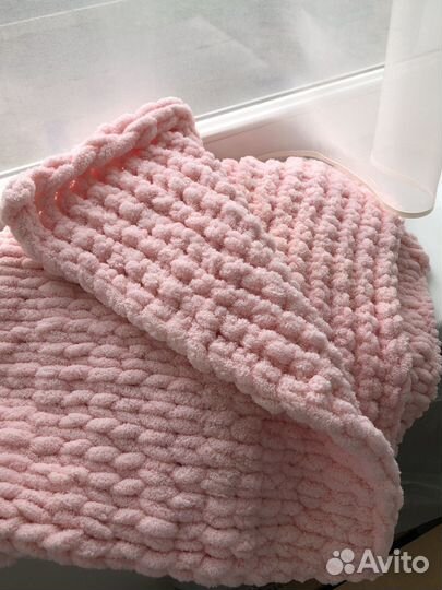 Пледы из пряжи ализе пуффи