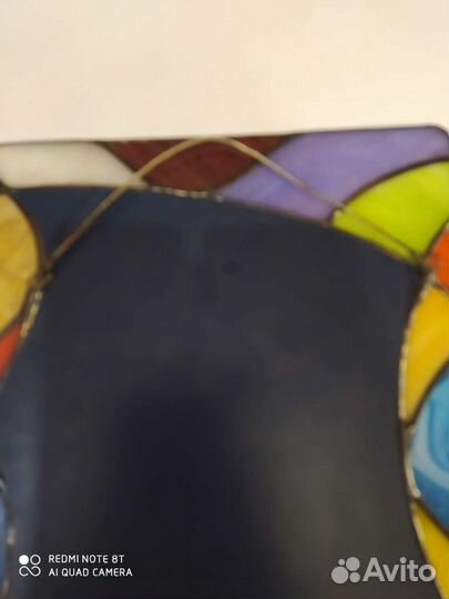 Зеркало, украшенное витражем Тиффани