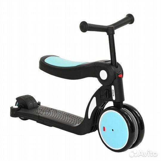 Самокат Pituso 5 в 1 трехколесный с родительской р