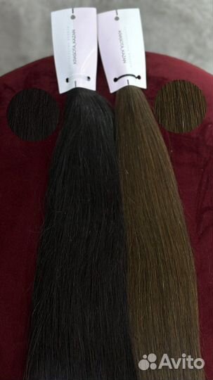 Натуральные волосы для наращивания 60 см