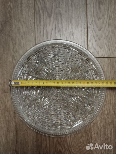 Хрусталь менажница блюдо поднос