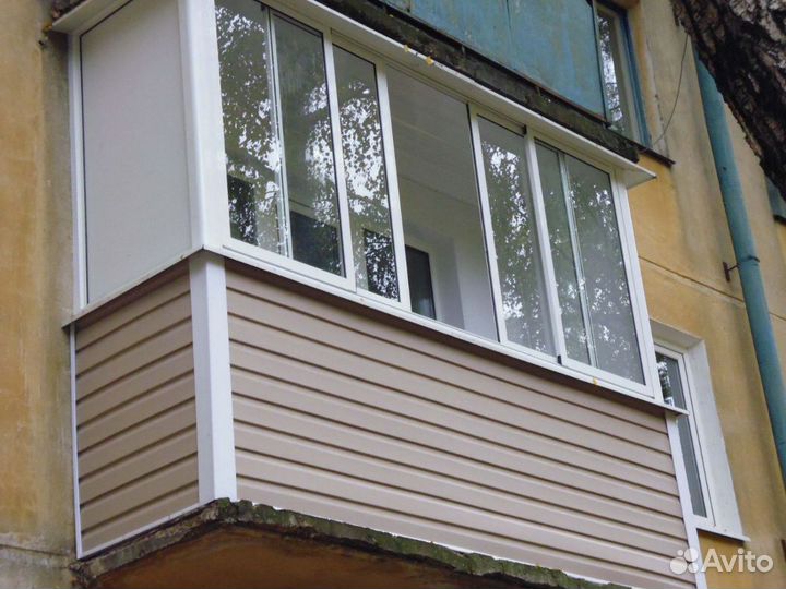 Остекление балконов и лоджий, отделка, вынос,крыши