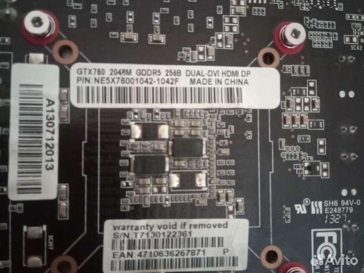 Видеокарта gtx 760 2gb