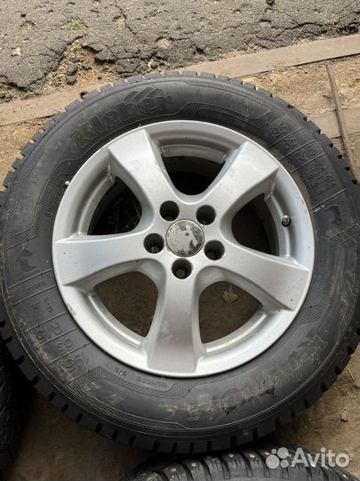 Колёса зимние R15 5x100 Skoda octavia