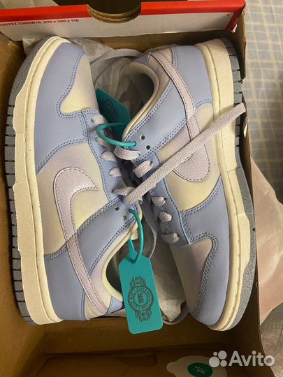Nike dunk low “blue canvas” 37.5 размер