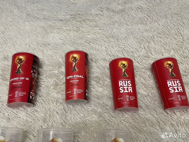 Стаканы с чемпионата мира 2018 по футболу