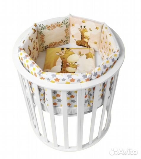 Бортики в кроватку + одеяло детское