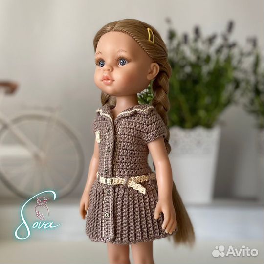 Платье для куклы паола рейна, Капучино