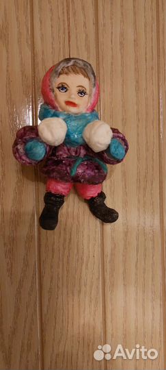 Ватные елочные игрушки