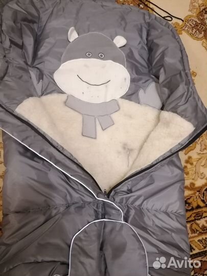 Конверт зимний на овчине