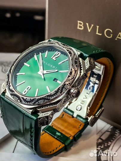 Bvlgari Octo Green Full Engraved