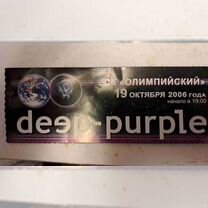 Билет на концерт Deep Purple 2006 года