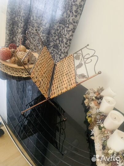 Подставка, дровница каминная ковка