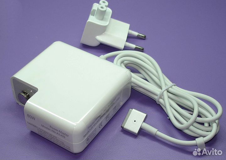 Блок питания Apple 16.5V 3.65A 60W MagSafe2 T-shap
