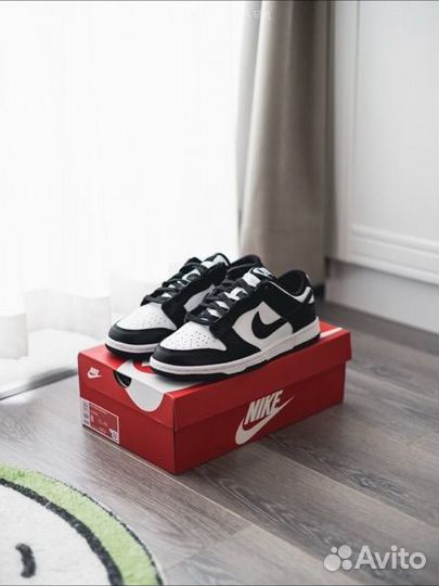 Nike Dunk Low Black/White Оригинал