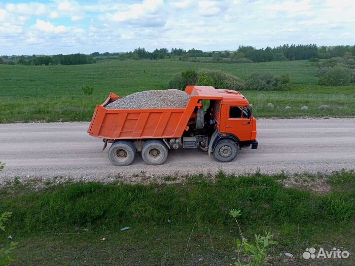 Доставка песок щебень пгс отсев галька
