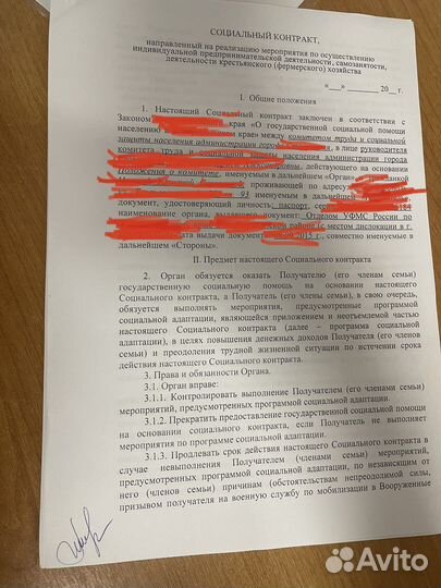 Одобренный бизнес план для соц контракта