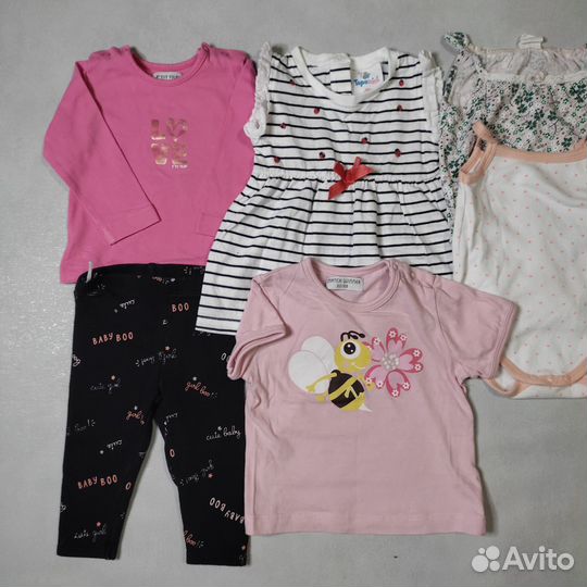 Вещи пакетом на девочку, размер 68