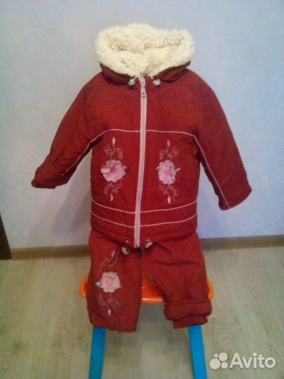 Зимний костюм для девочки