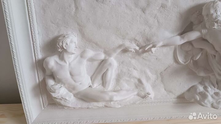 Гипсовое панно Адам