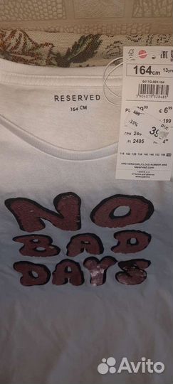 Футболка новая подростковая для девочки