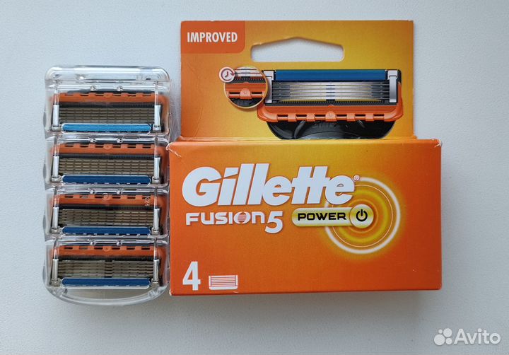 Gillette Fusion 5 Power кассеты оригинал