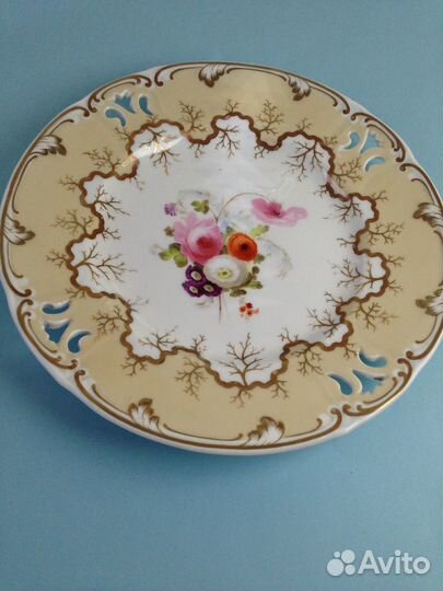 Английский фарфор Тарелка Samuel Alcock