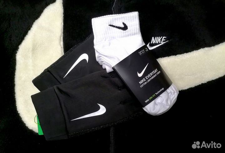 Перчатки + носки nike