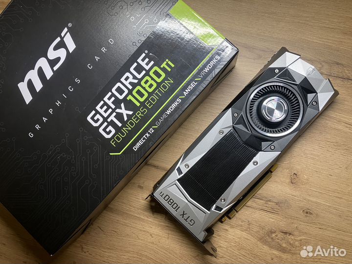 MSI GTX 1080 ti founders edition