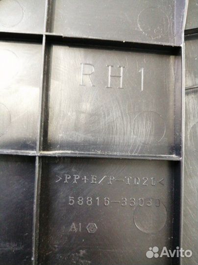 Накладка на консоль между сиденьями правая Toyota