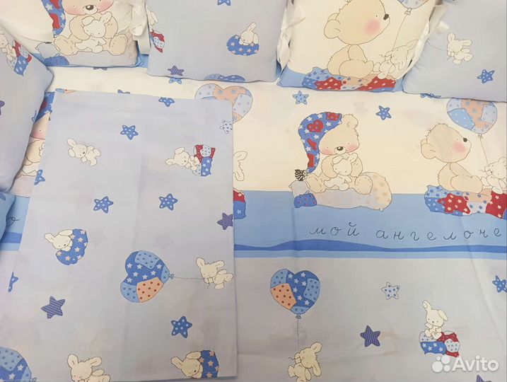 Бортики в кроватку новые