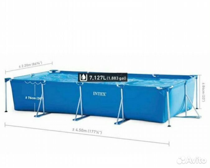 Бассейн для дачи каркасный Intex