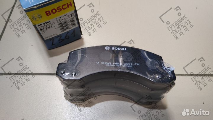 Тормозные колодки дисковые, bosch (Германия) BP236