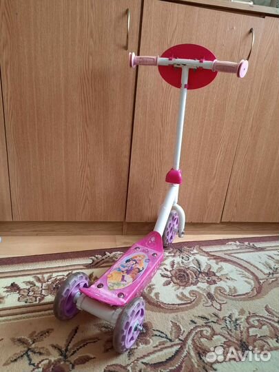 Самокат детский трехколесный бу