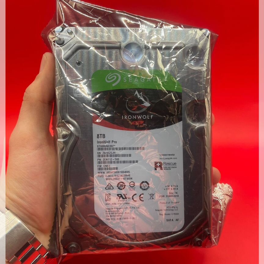[ST8000NE0021] Жесткий Диск 8тб Seagate Ironwolf Pro St8000ne0021