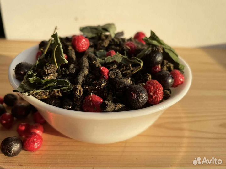 Иван чай и смородина 0,5кг, ягоды и листья, экочай