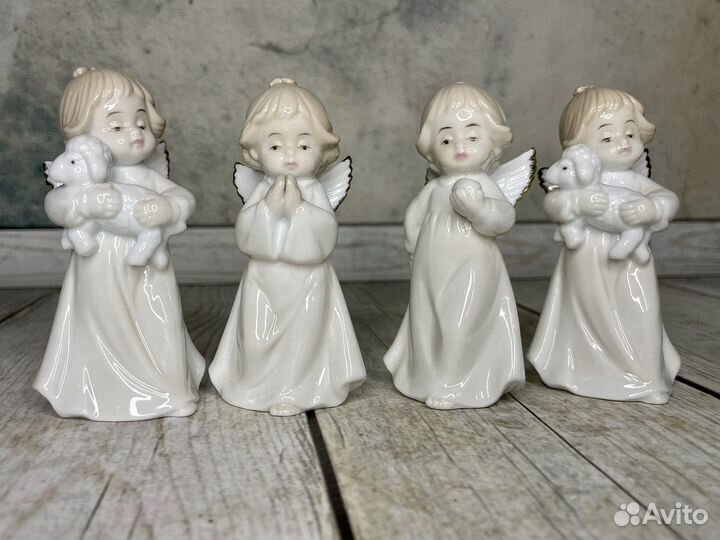 Фарфоровые статуэтки ангел