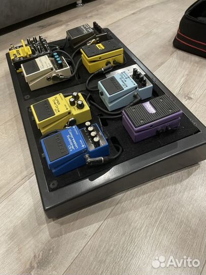 Педалборд с сумкой и педалями